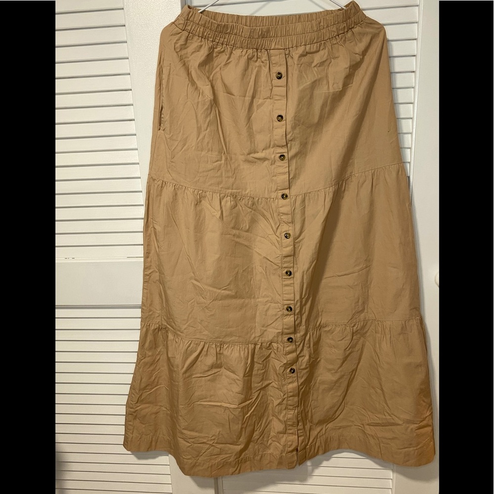 Asos Brown A- line Skirt